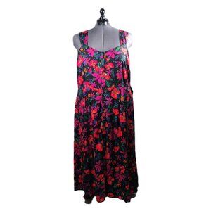 🌸 Ava & Viv Plus Size Floral Maxi Dress – 3X 🌸